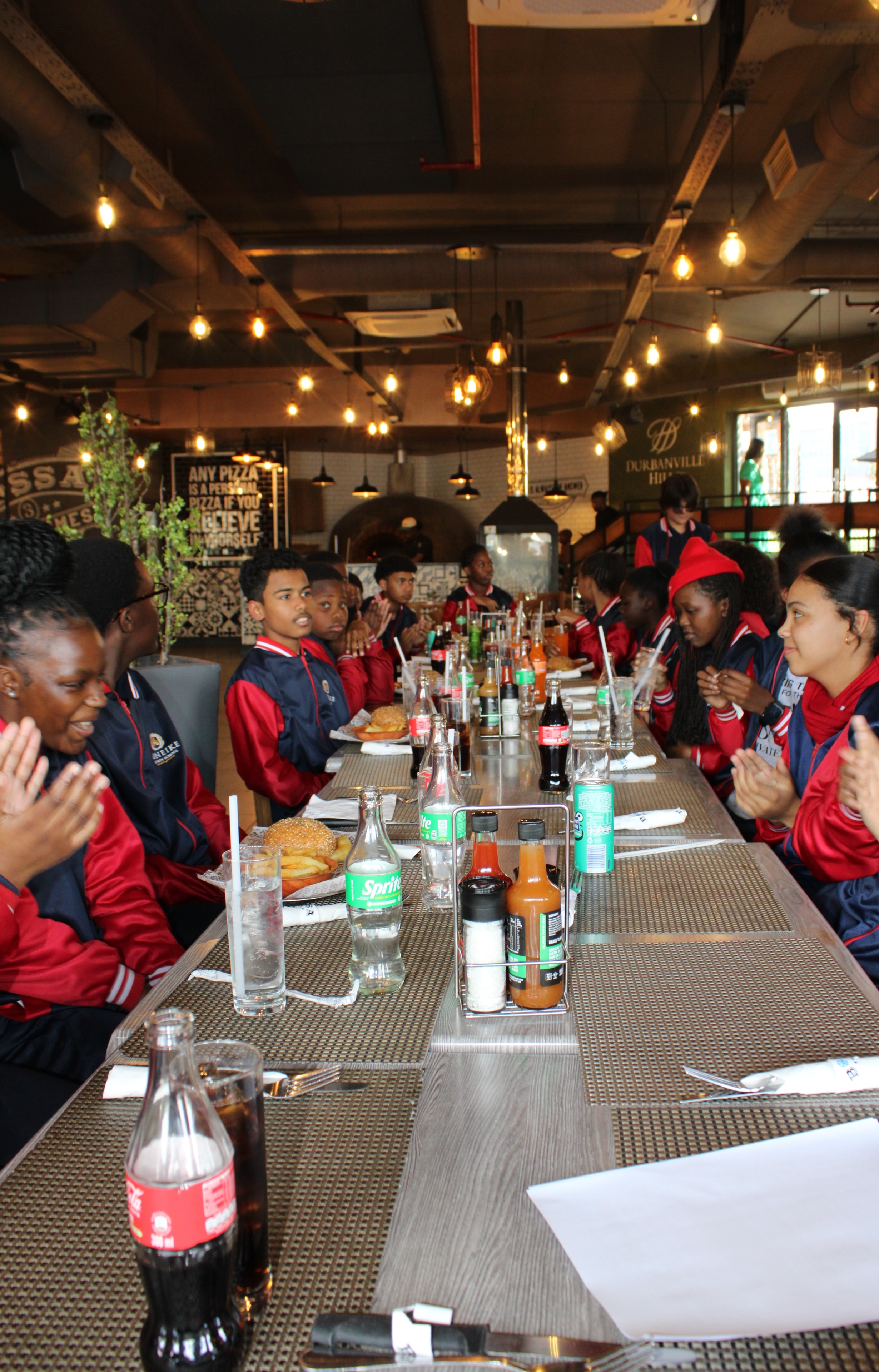 Soneike award winners celebrating together at the termly academic awards dinner