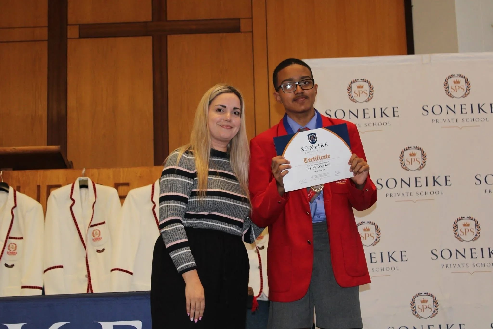 Soneike Trailblazers Term 1 awards ceremony moment