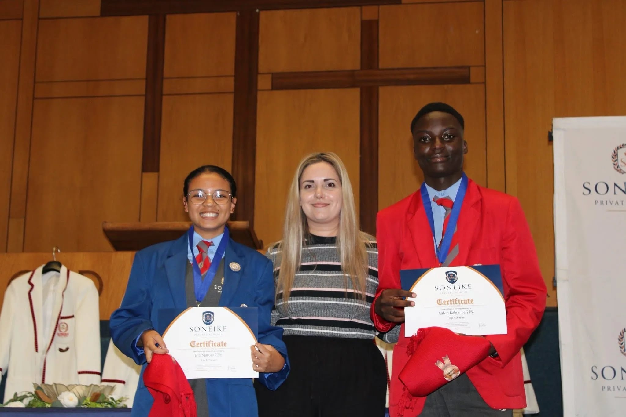 Soneike Trailblazers Term 1 awards — proud recipient celebrating